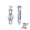 X1 Tools Removable Anchor, 2-3/8" L, 4 PK X1E-CON-BOL-MOL-1040x4 - alternate 1